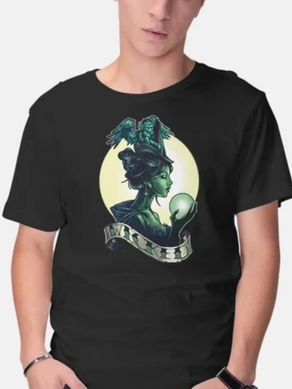 Tee Villain Black Graphic Men’s T-Shirt " Wicked" Sz XL/ L